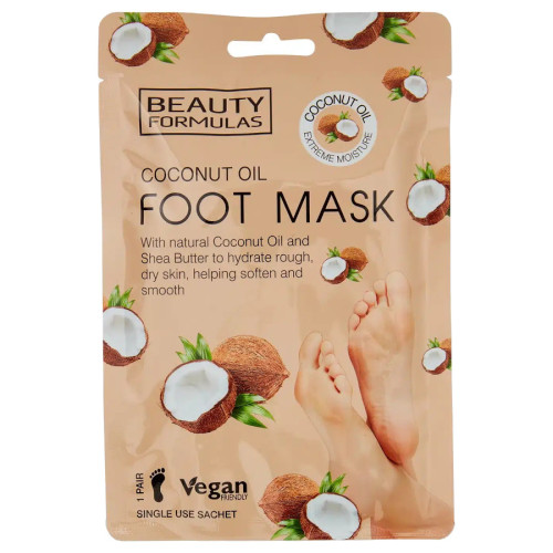 Beauty Formulas -  Coconut Oil Foot Mask