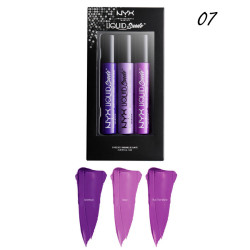 NYX - Liquid Suede Lipstick Set of 3pcs