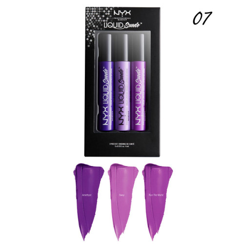 NYX - Liquid Suede Lipstick Set of 3pcs
