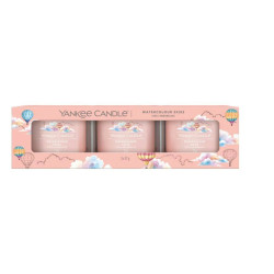 Yankee Candle Watercolour Skies Signature Filled Votive Candle Set 3x37g Yankee Candle Watercolour Skies Signature Filled Votive Candle Set 3x37g